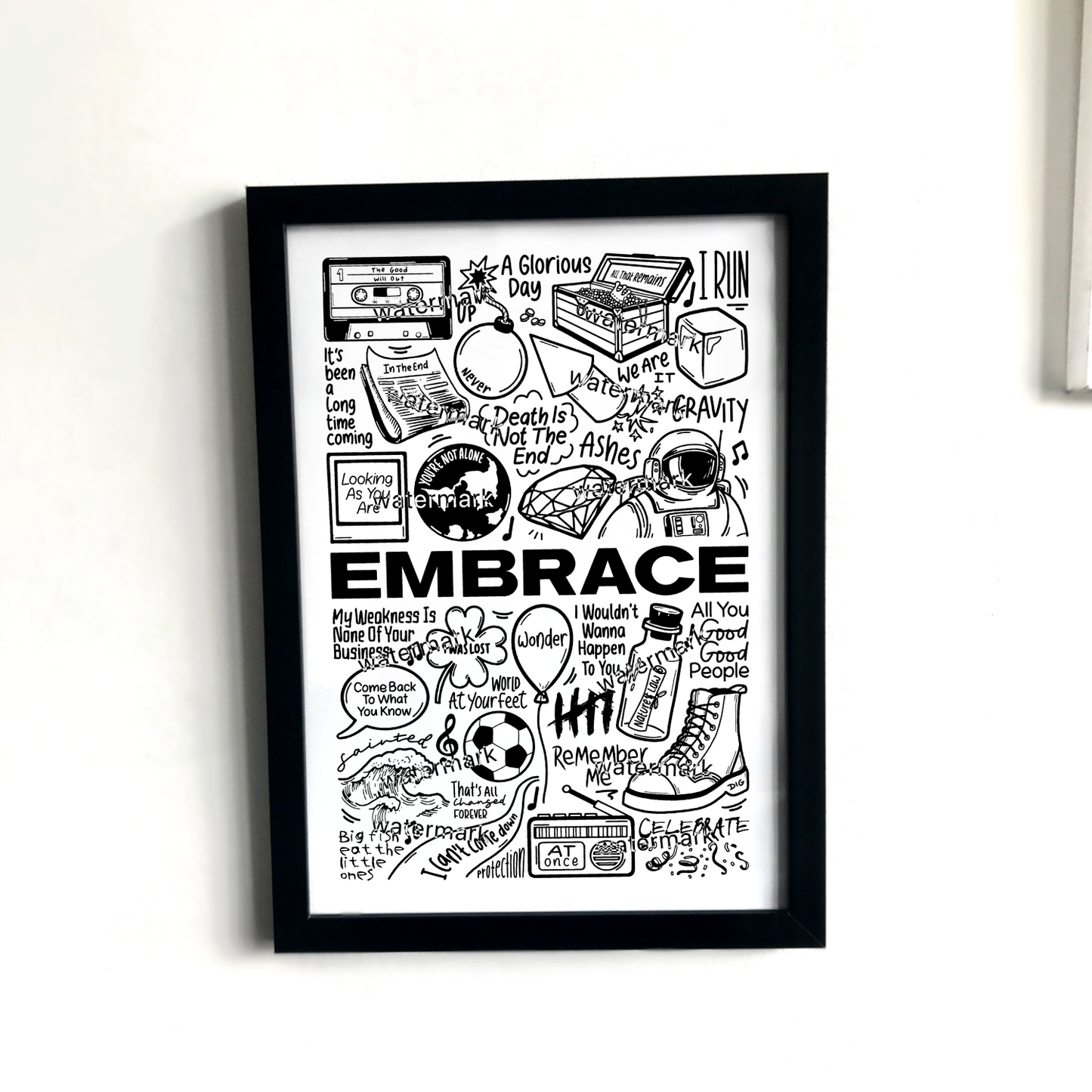 Embrasser l'impression
