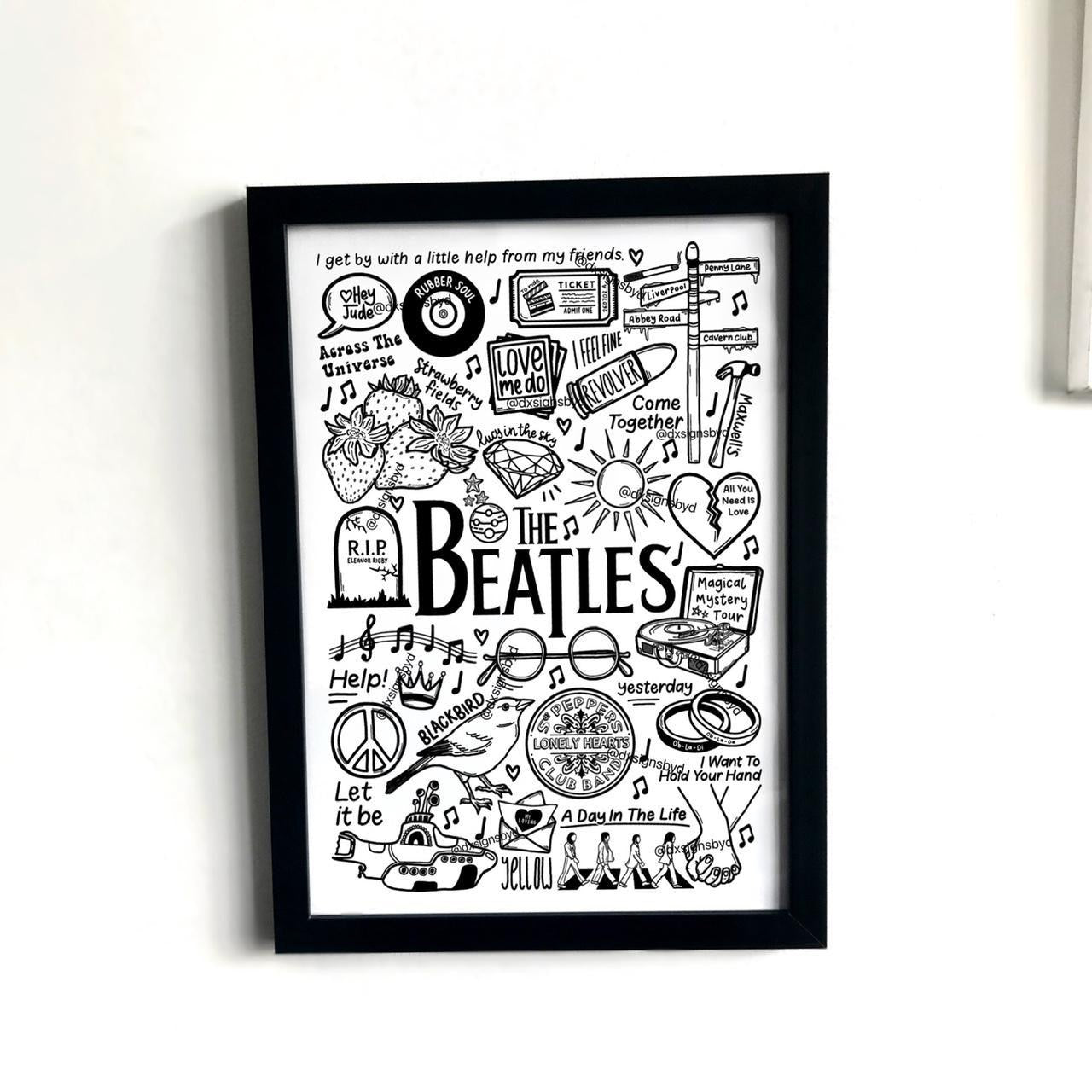 L'imprimé des Beatles