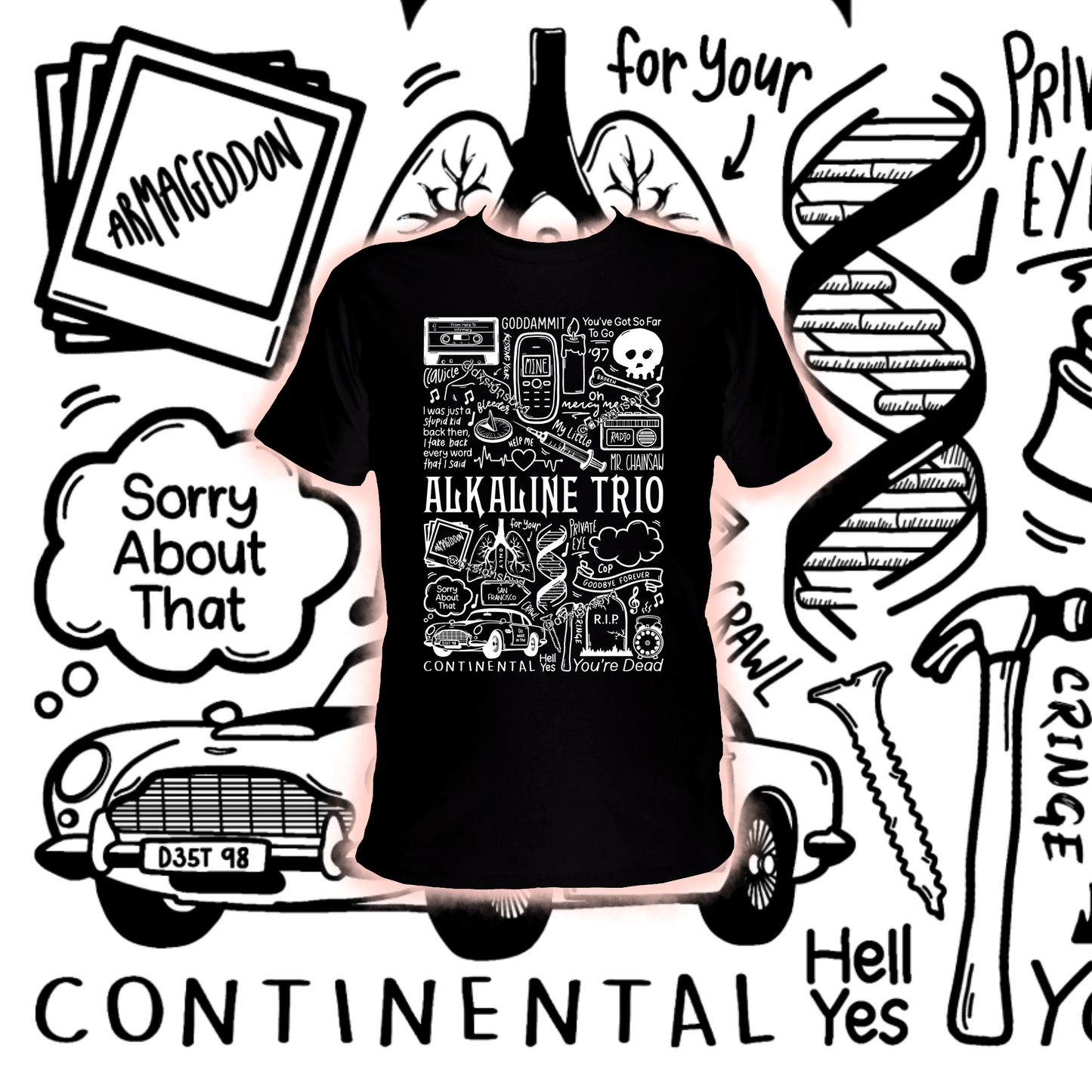 Camiseta Alkaline Trio