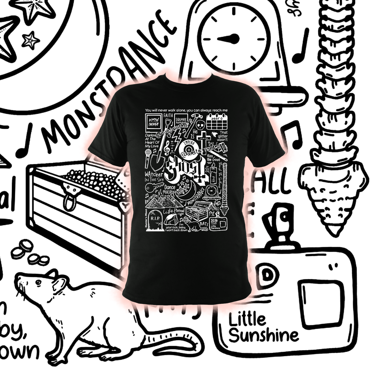 T-shirt fantôme