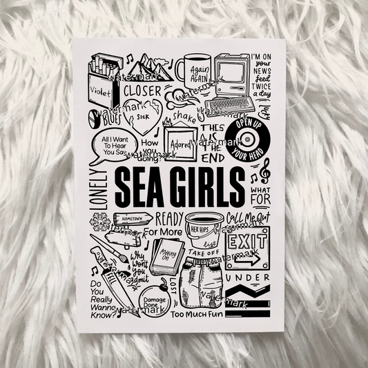 Imprimé Filles de la mer