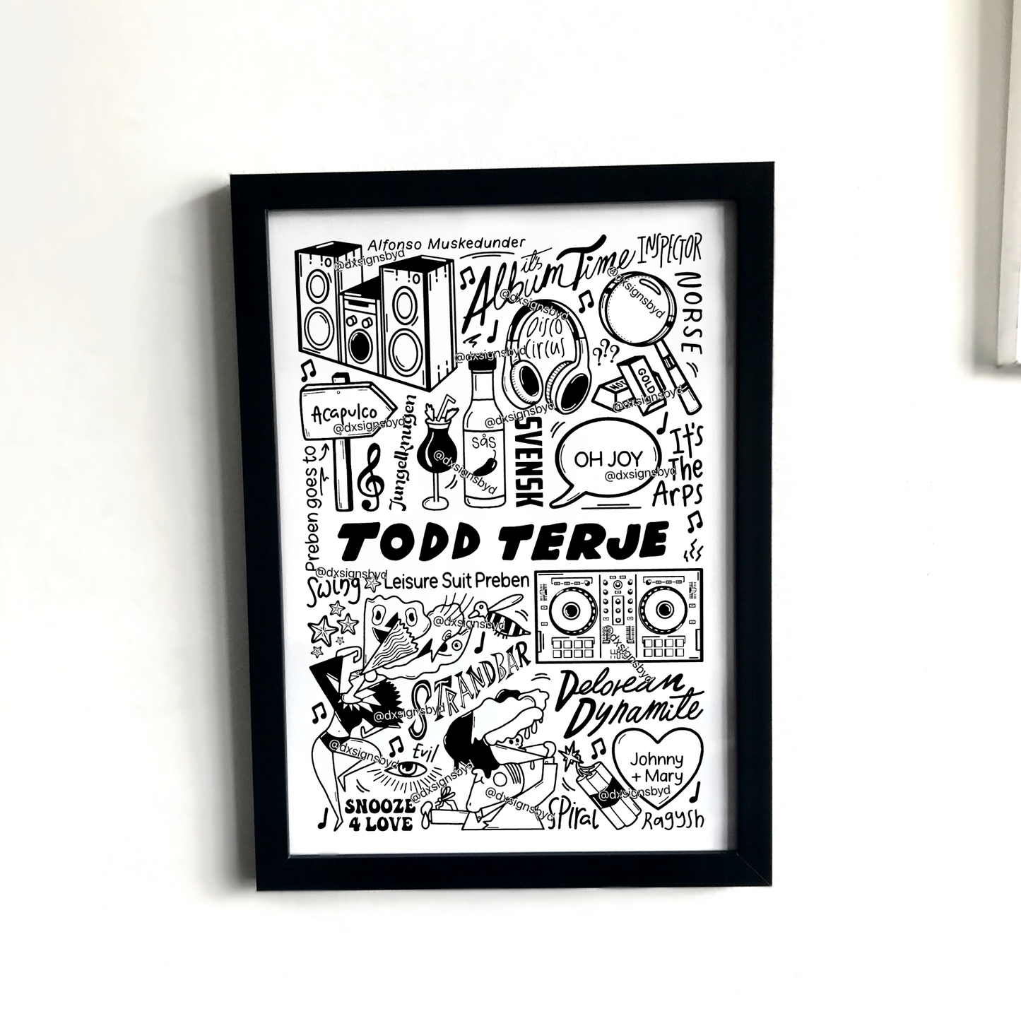 Impresión de Todd Terje