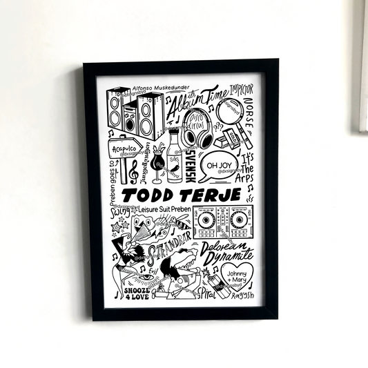 Impresión de Todd Terje