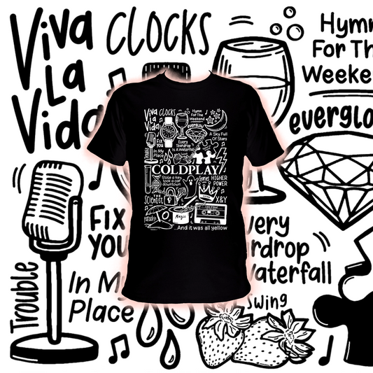 T-shirt Coldplay