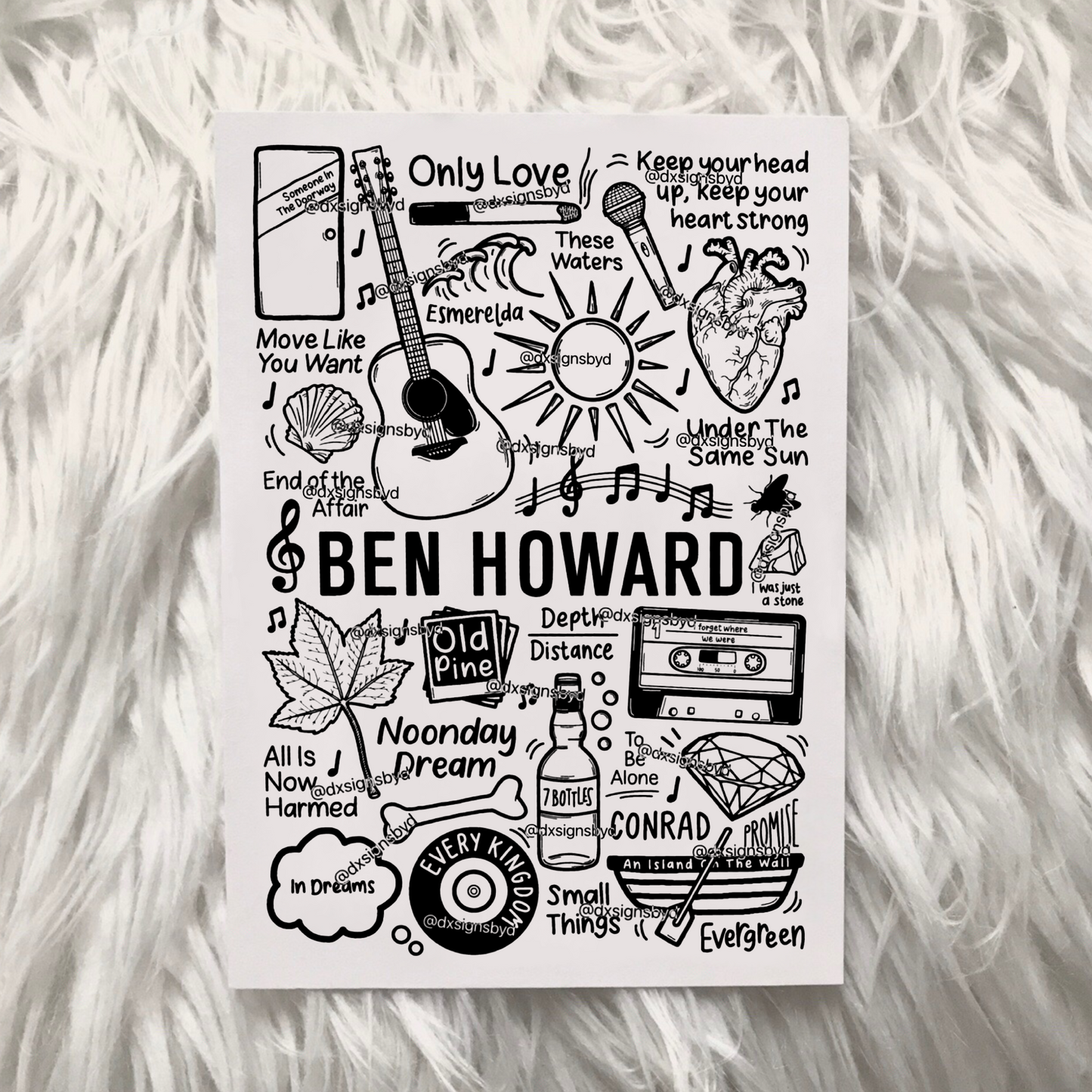 Impresión de Ben Howard