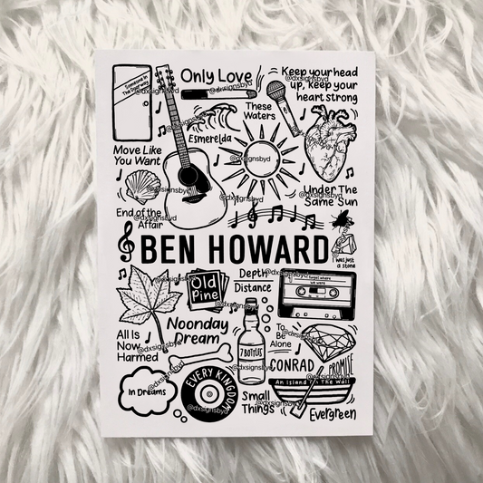 Impresión de Ben Howard