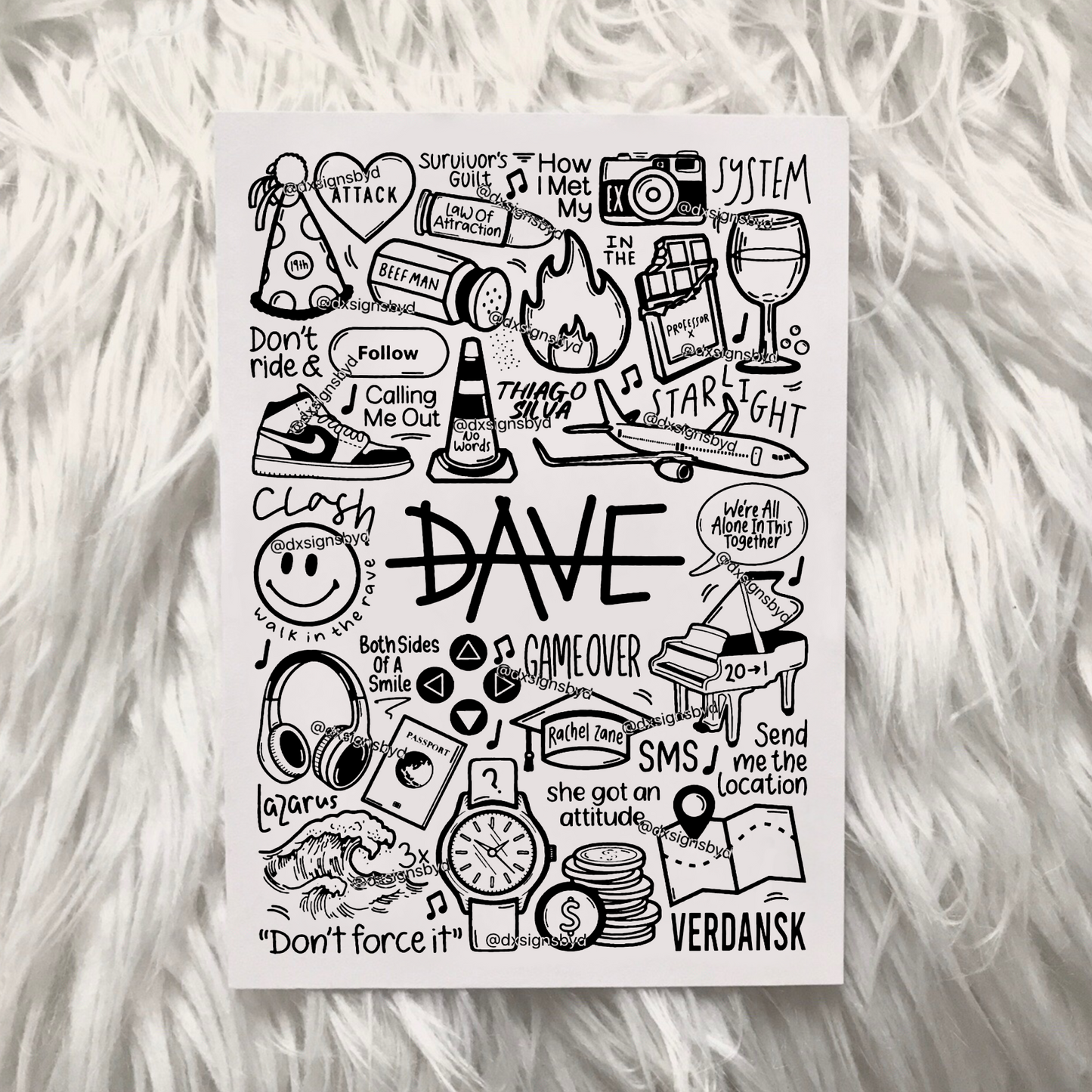impresión de dave