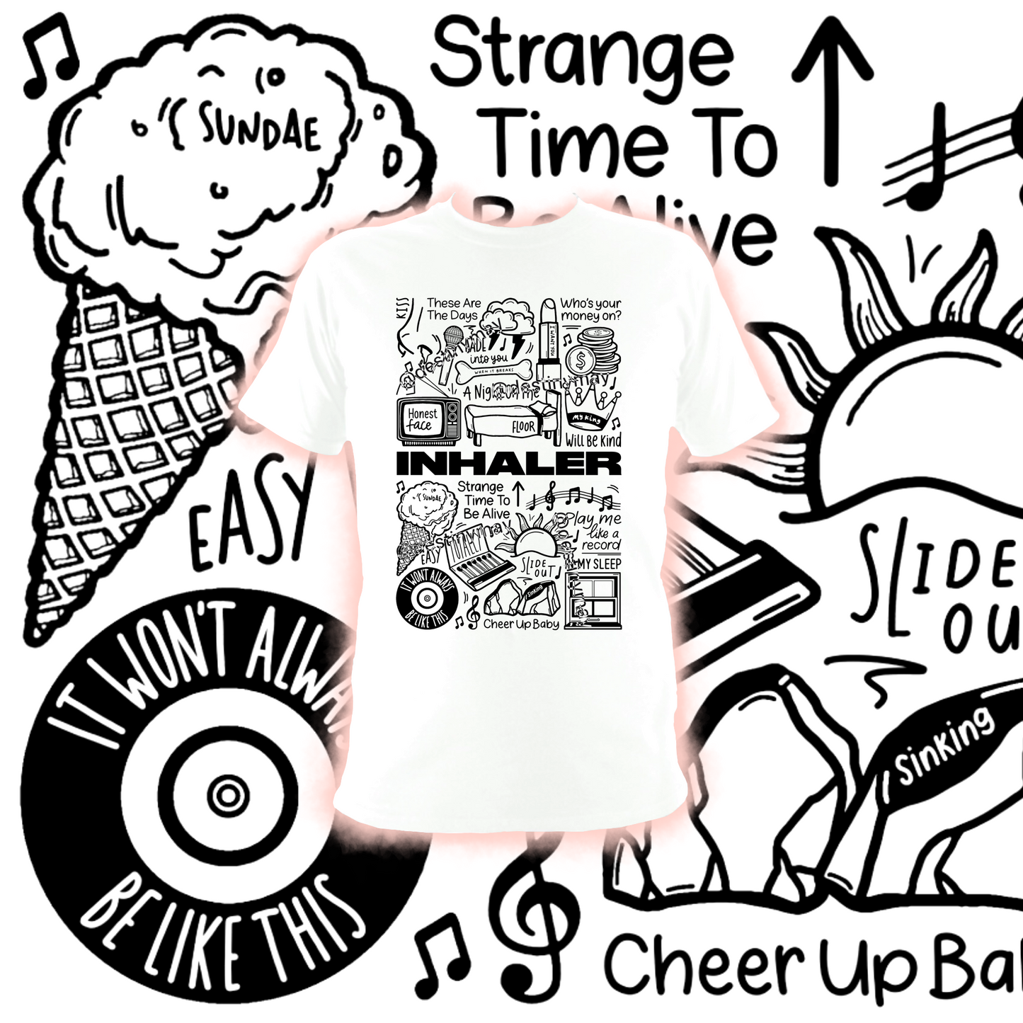 T-shirt inhalateur