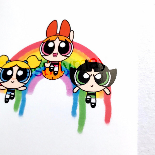 Imprimé Powerpuff Girls