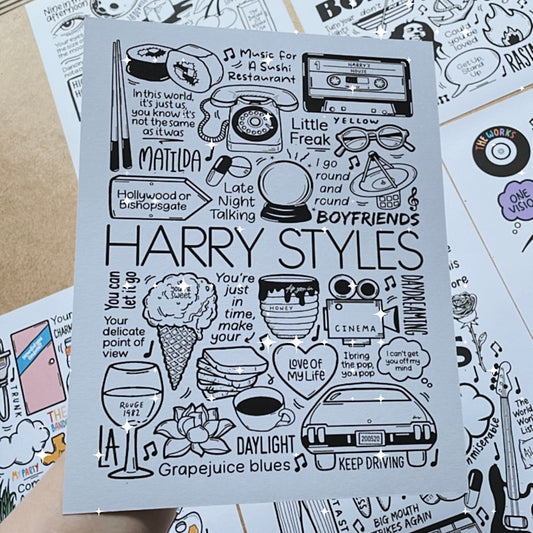 Impression de la maison de Harry Styles
