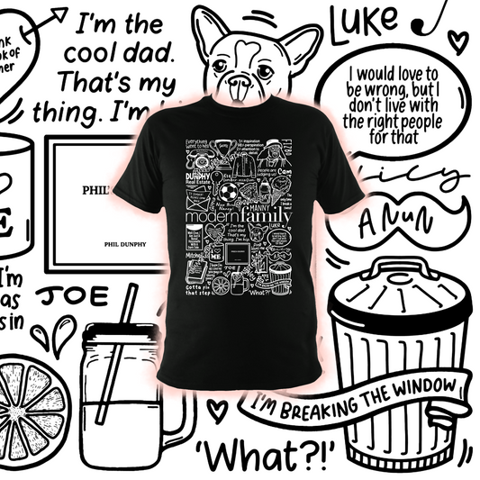 T-shirt Famille Moderne