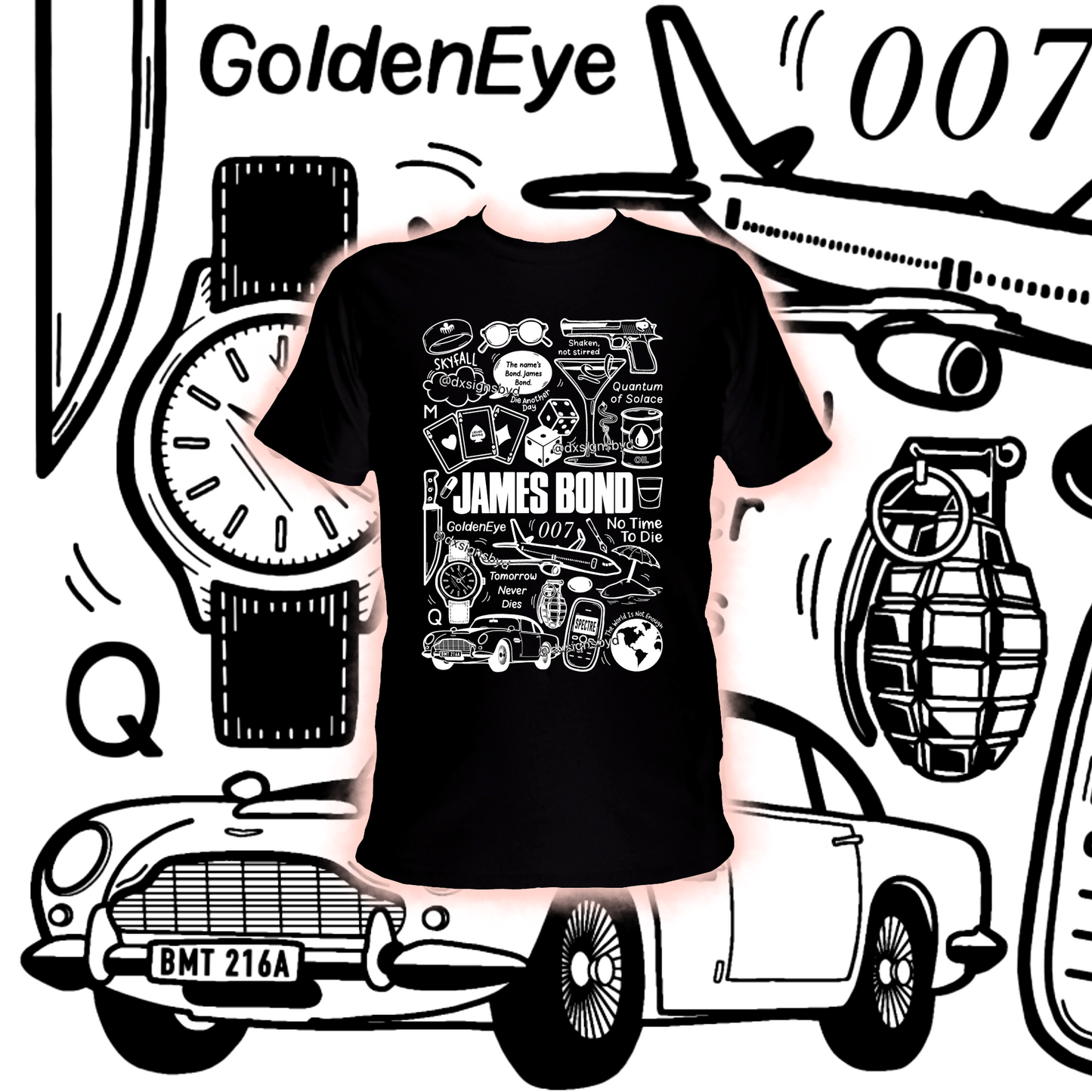 T-shirt James Bond