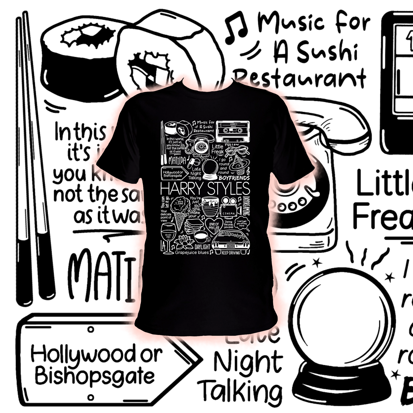 T-shirt Harry Styles de la maison de Harry