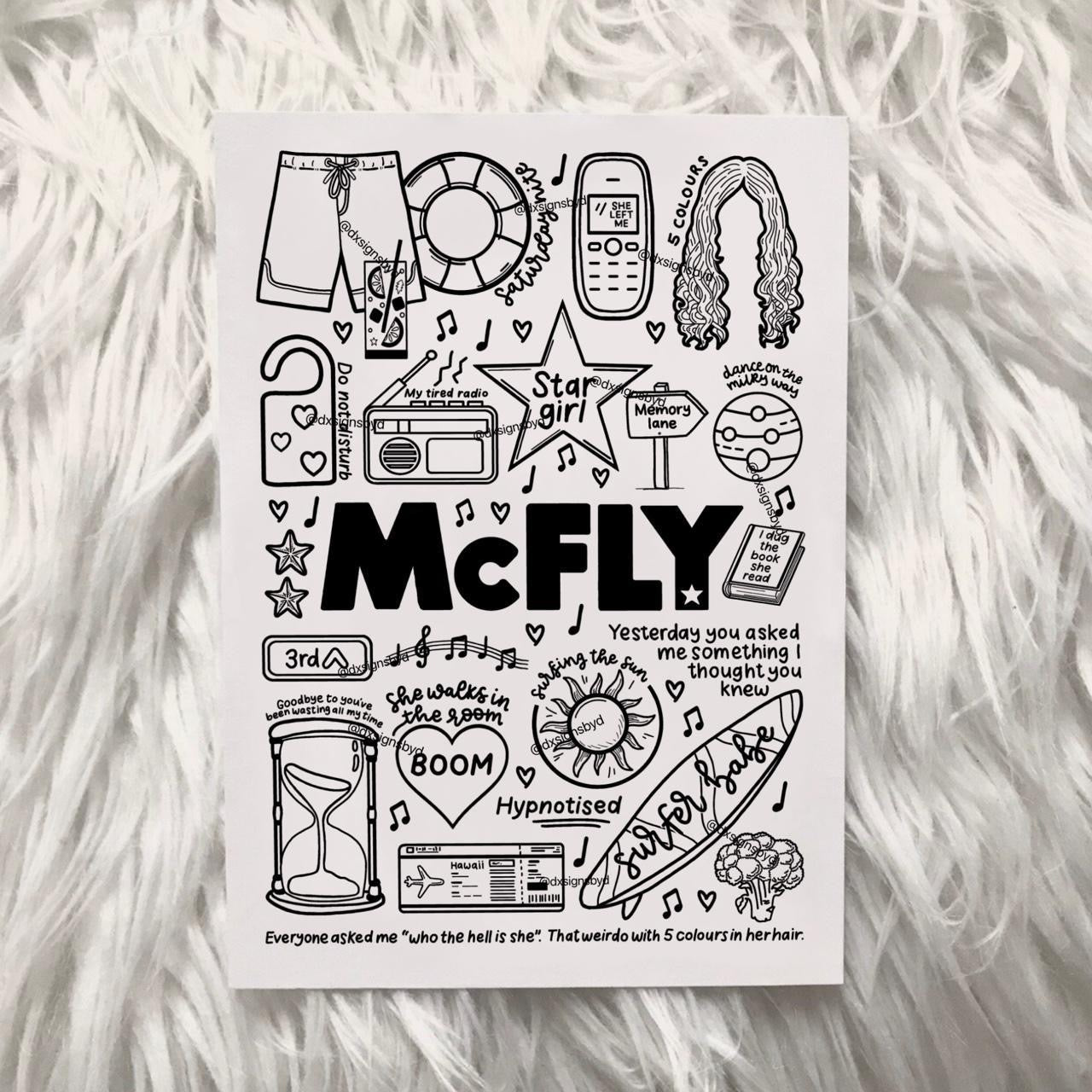 Imprimé Mcfly