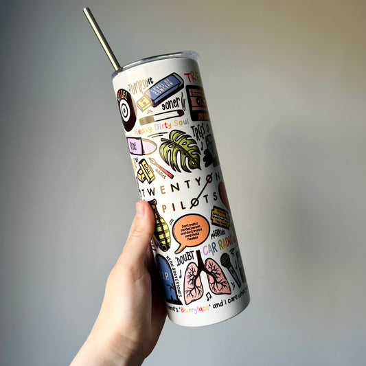 Twenty One Pilots tumbler