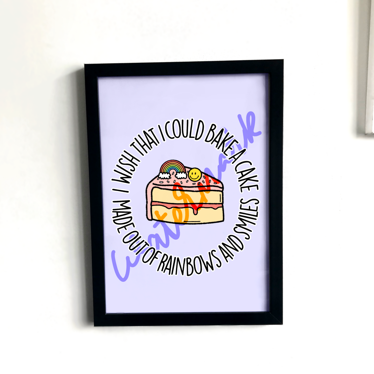 Mean Girls rainbow and smiles print