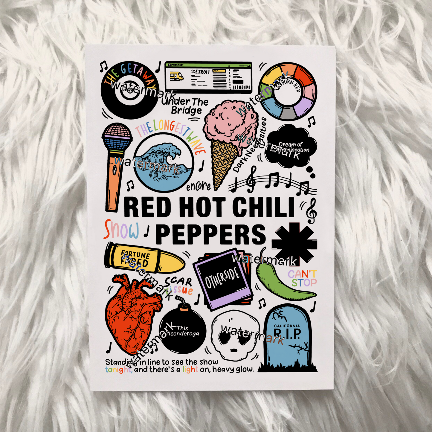 Impresión de Red Hot Chili Peppers