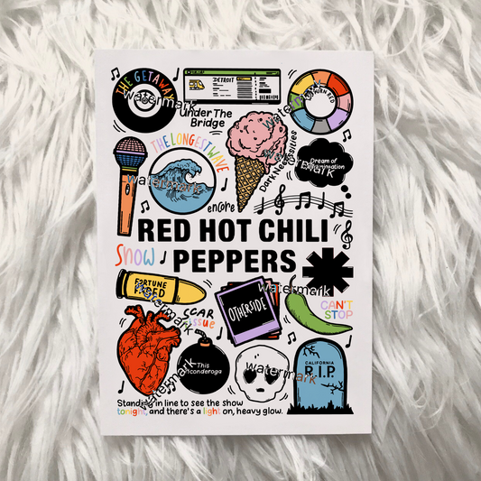 Impresión de Red Hot Chili Peppers