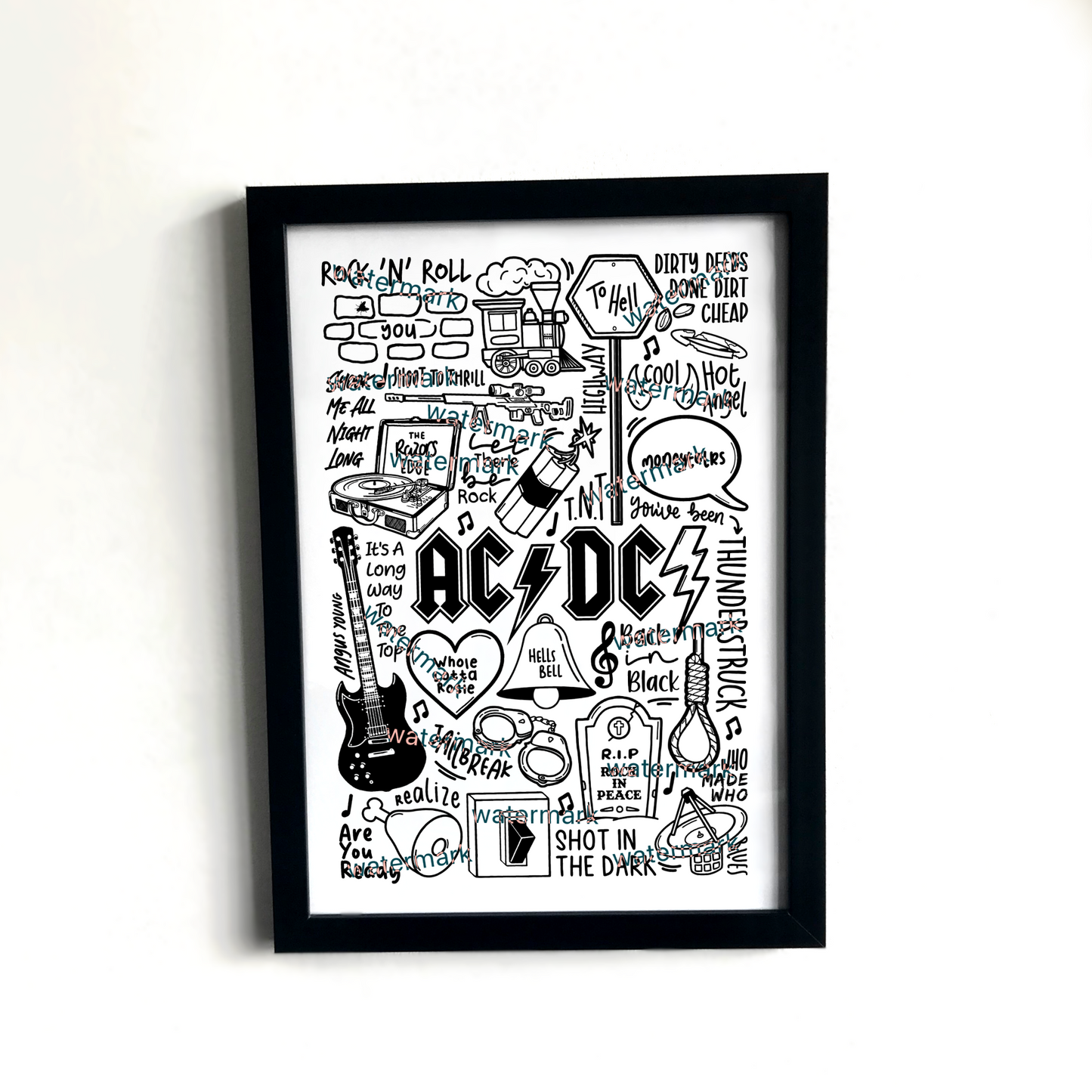 AC/DC print