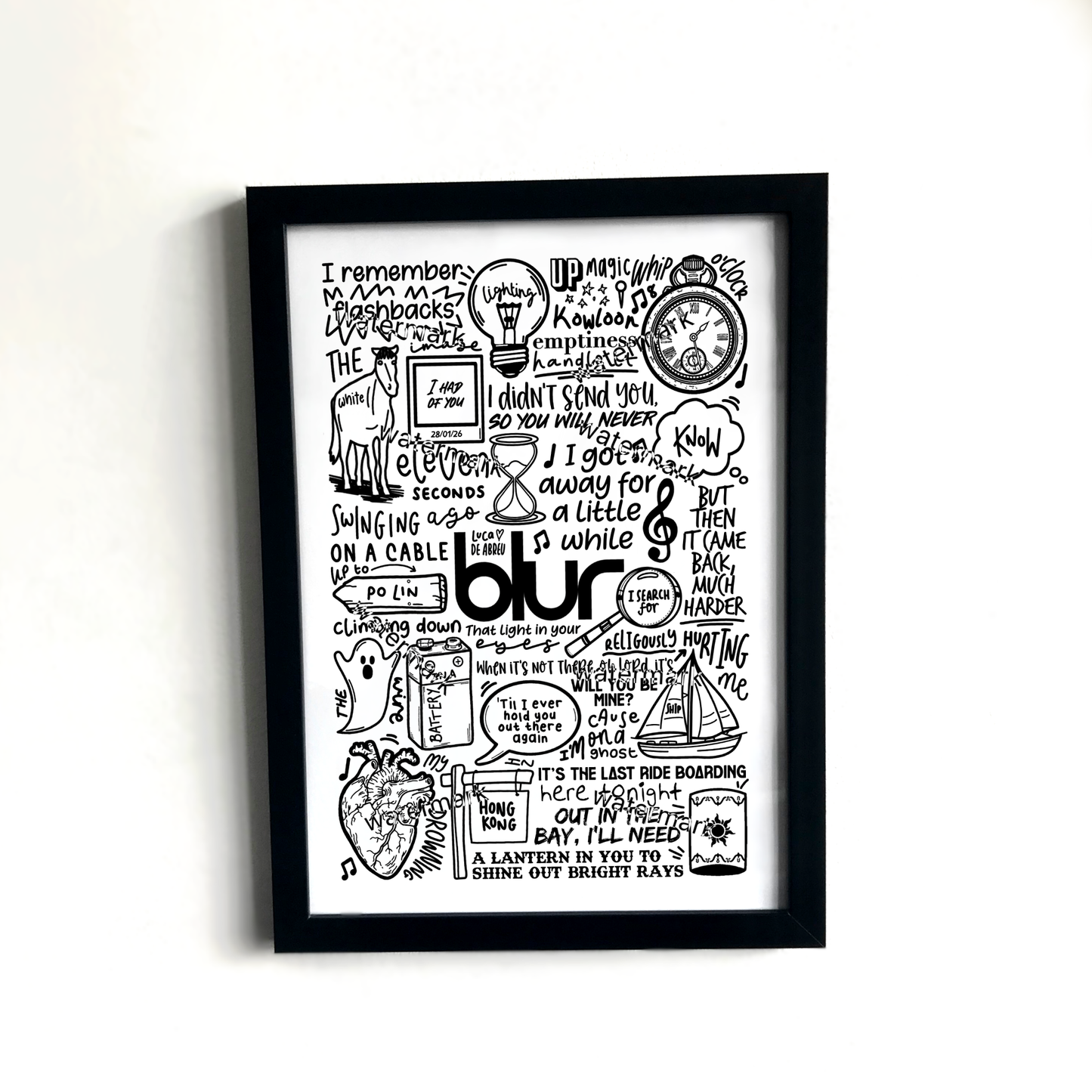 Blur Ghost Ship print