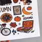 I am an autumn print