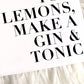 Estampado de gin tonic