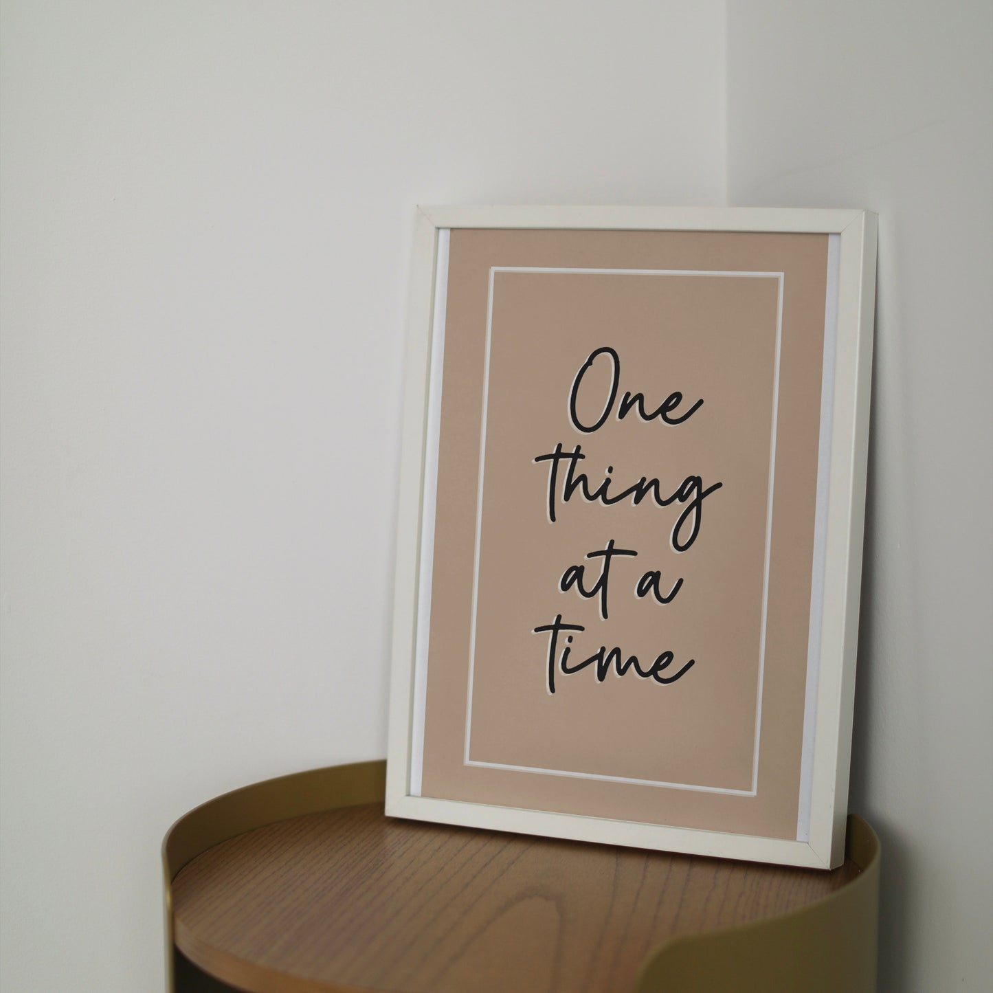 One thing at a time print