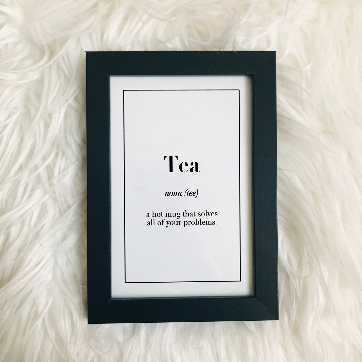 Tea definition print