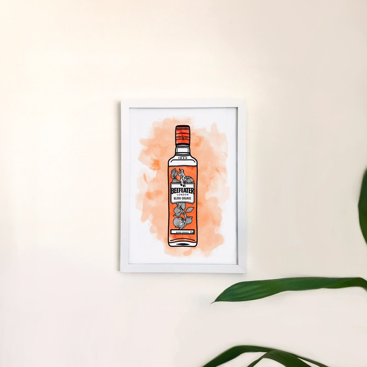 Beefeater blood orange gin print