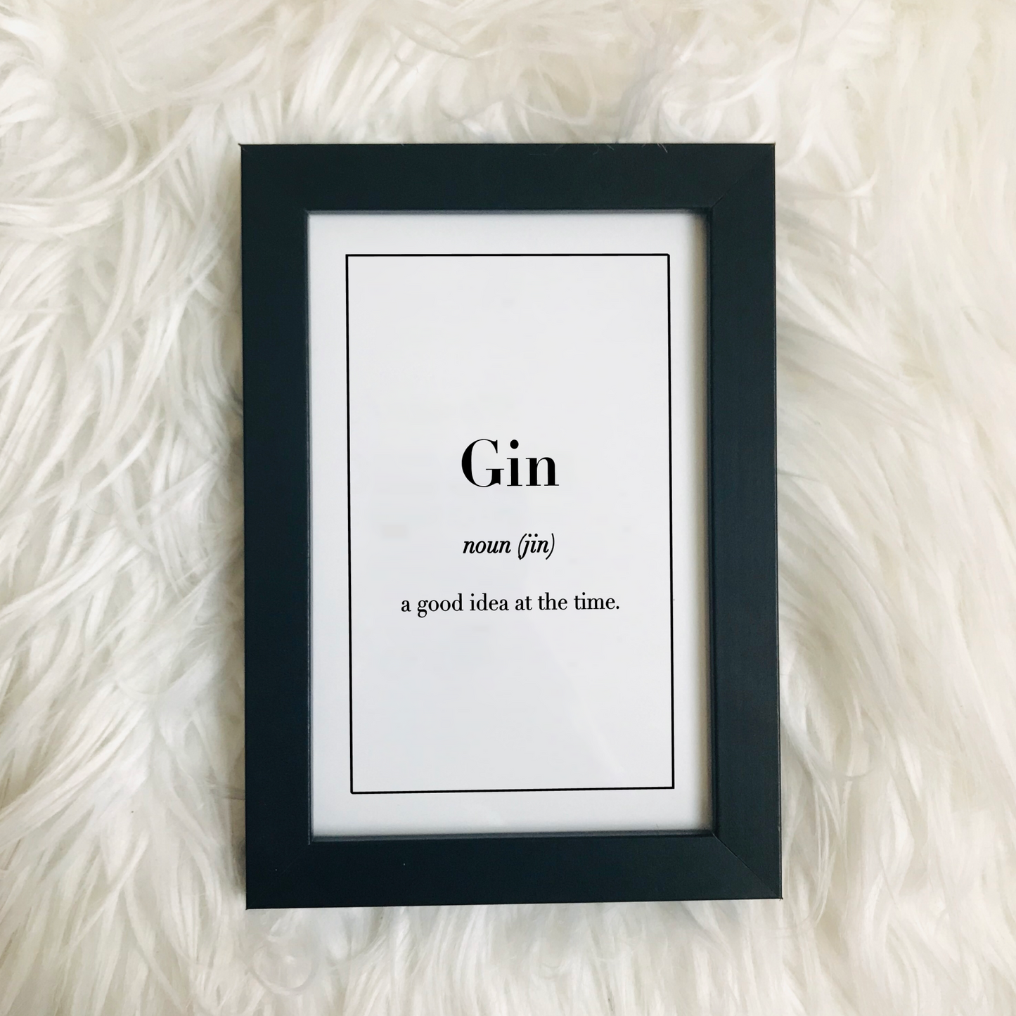 Gin definition print