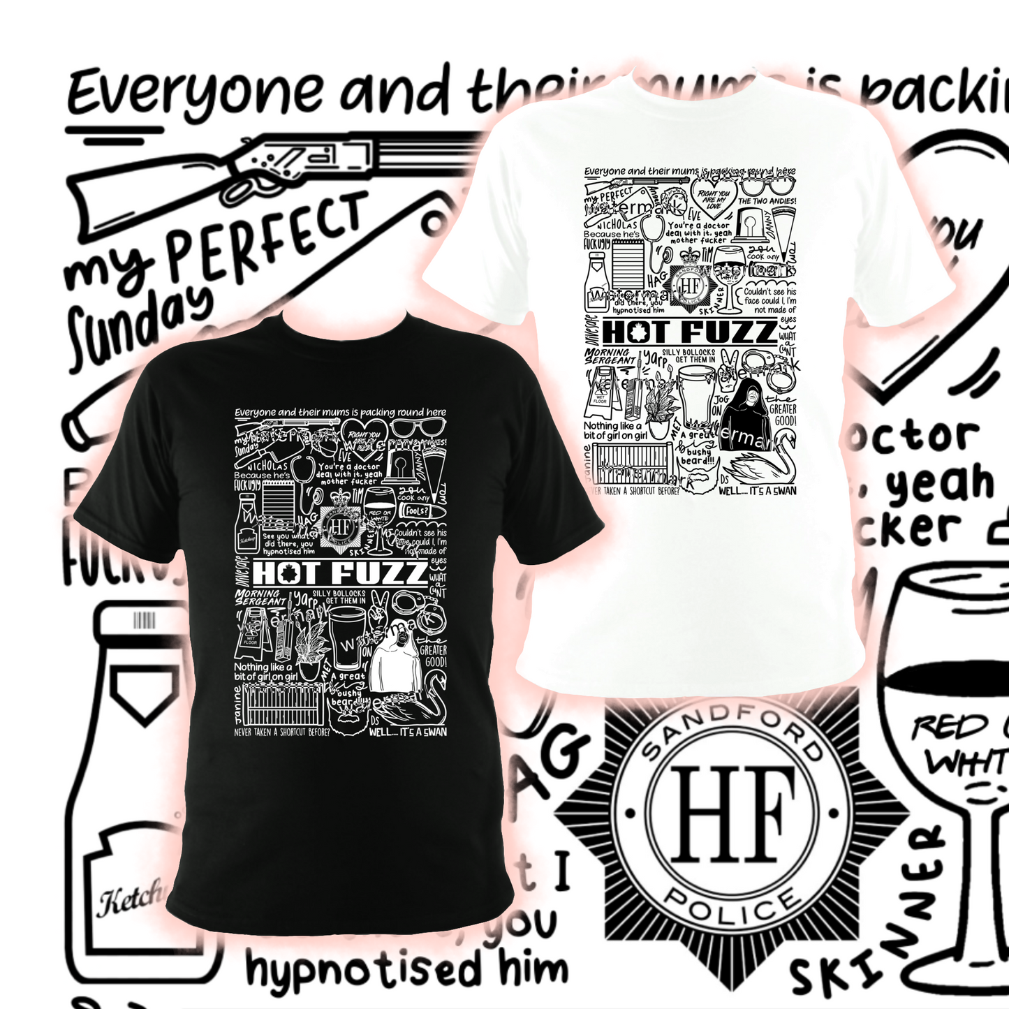 Hot Fuzz t shirt
