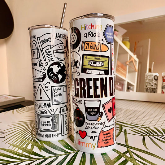 Green Day tumbler