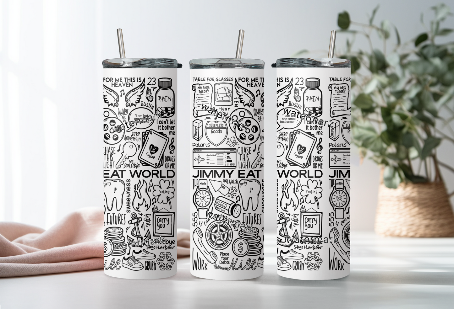 Jimmy Eat World tumbler