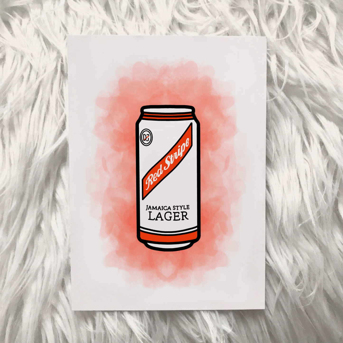 Estampado de cerveza Red Stripe