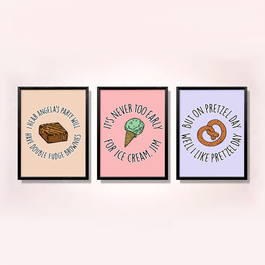 The Office US pretzel print