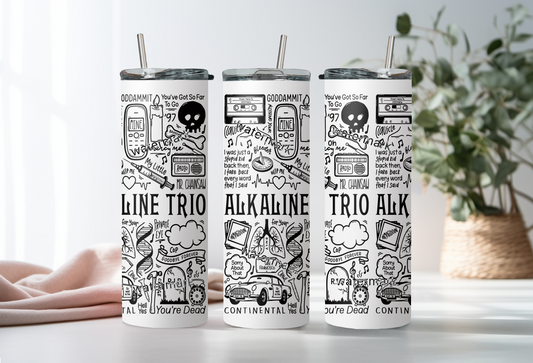 Alkaline Trio tumbler