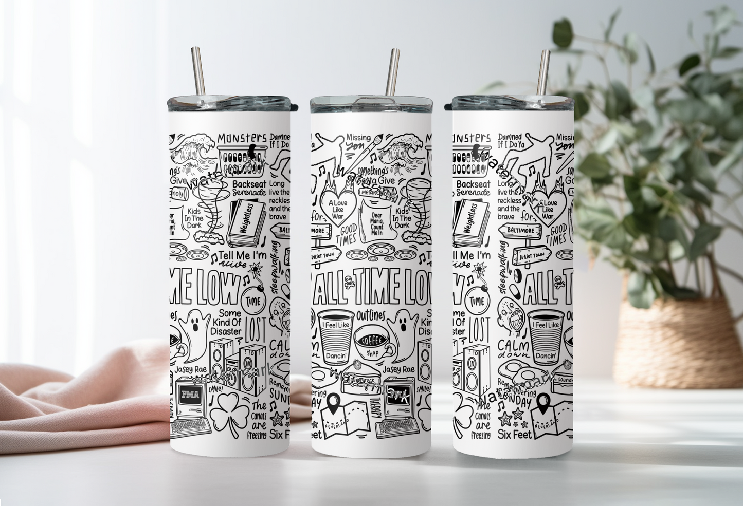 All Time Low tumbler