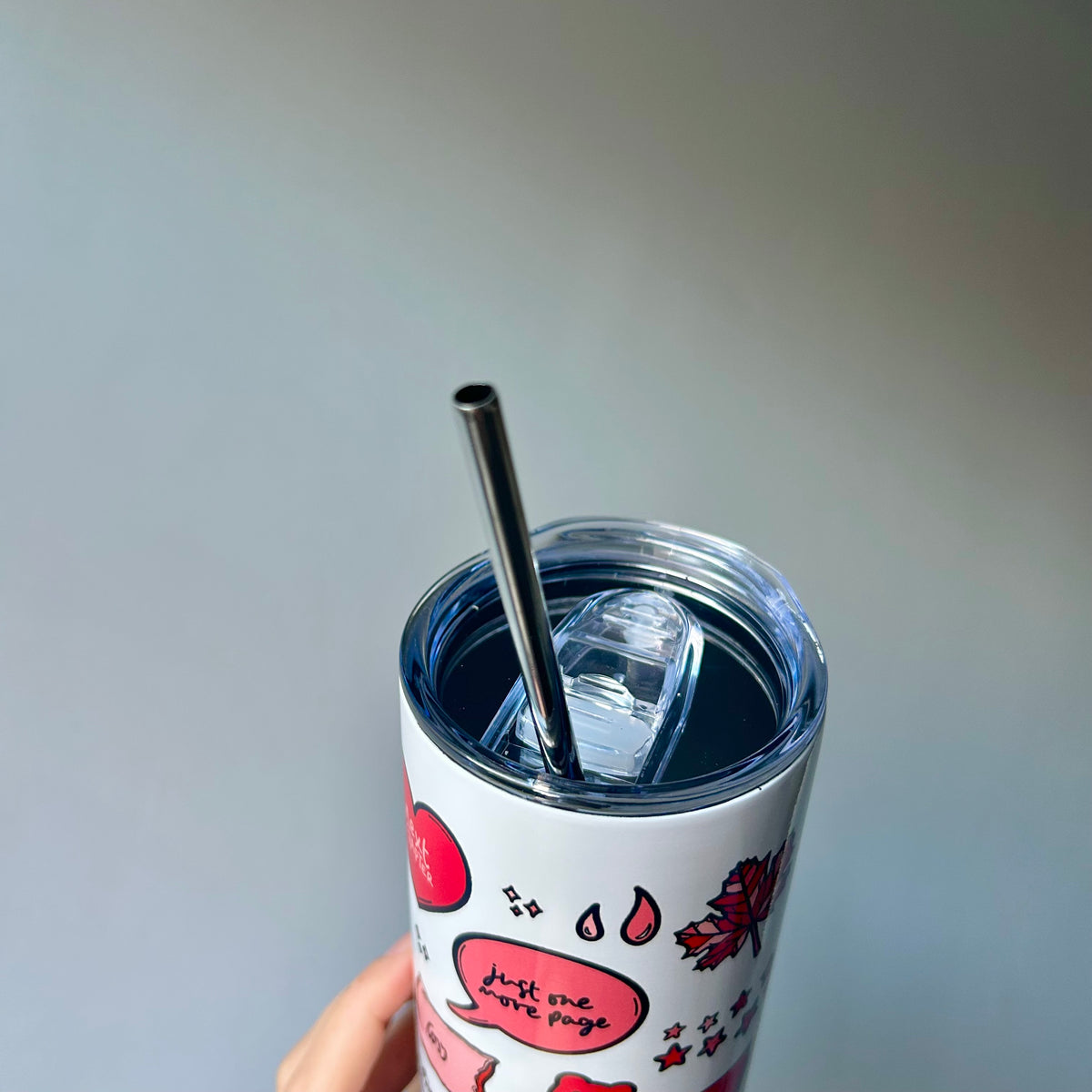 Bookish tumbler