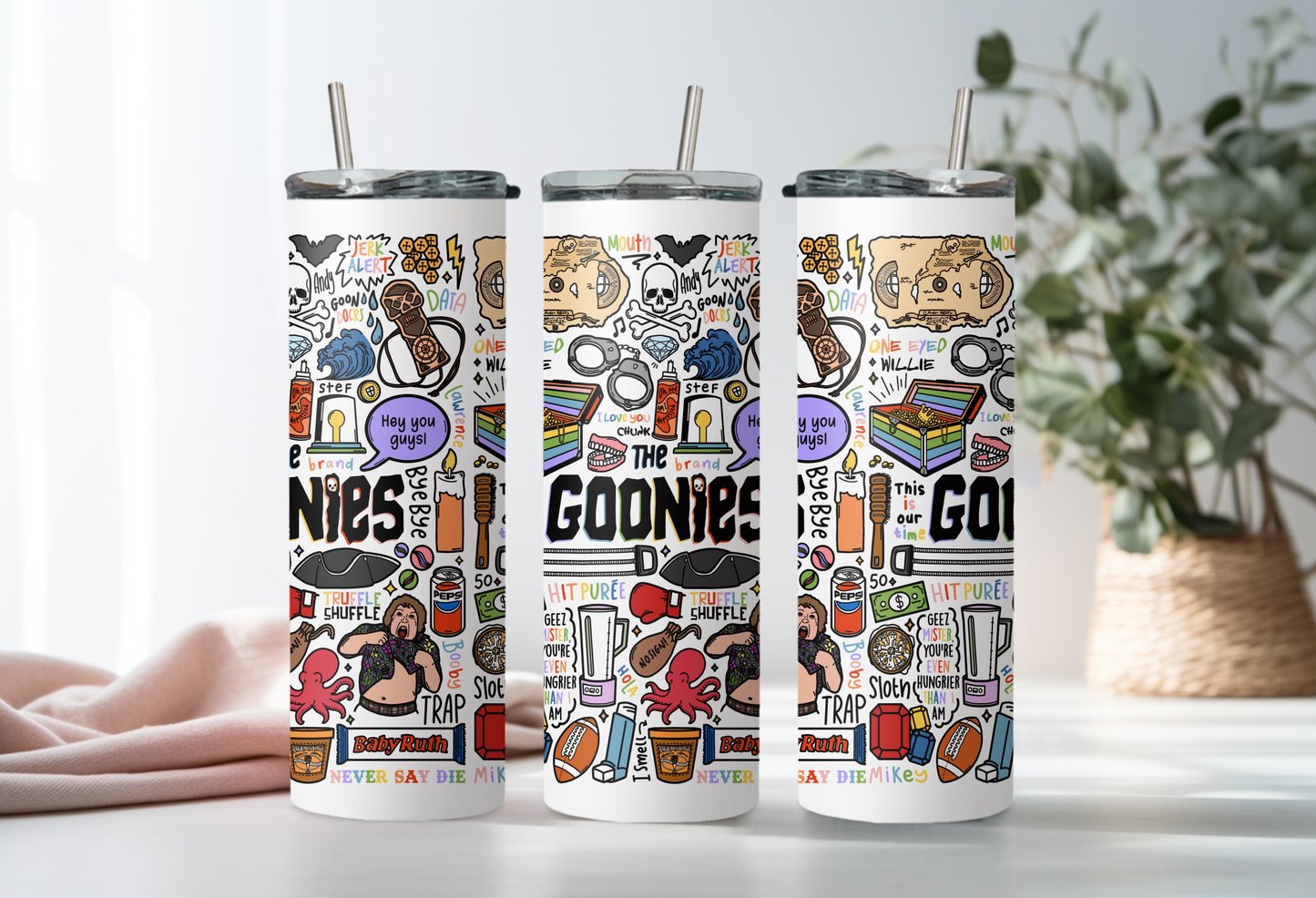 The Goonies tumbler