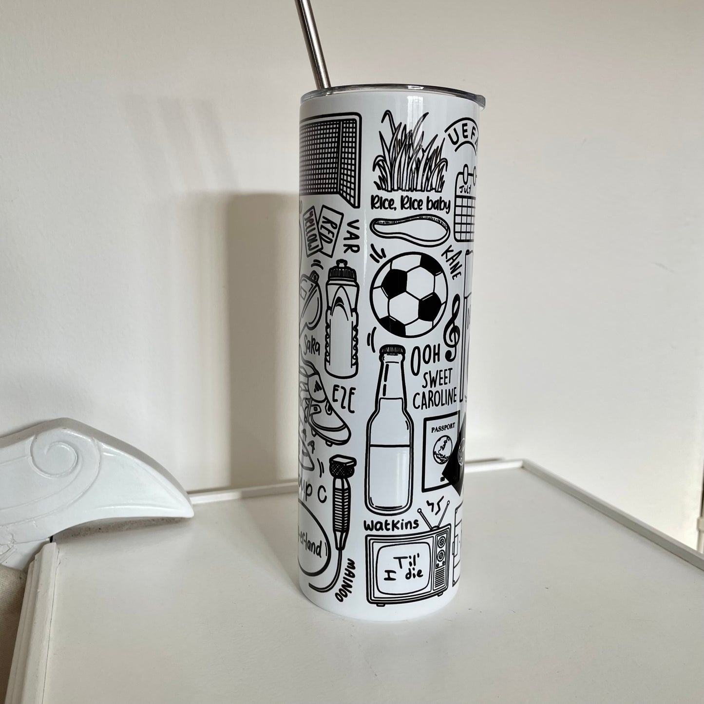 Euros 2024 tumbler