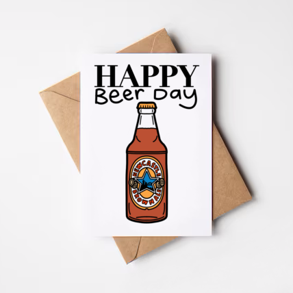 Newcy brown birthday card