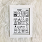 Cleethorpes bars print