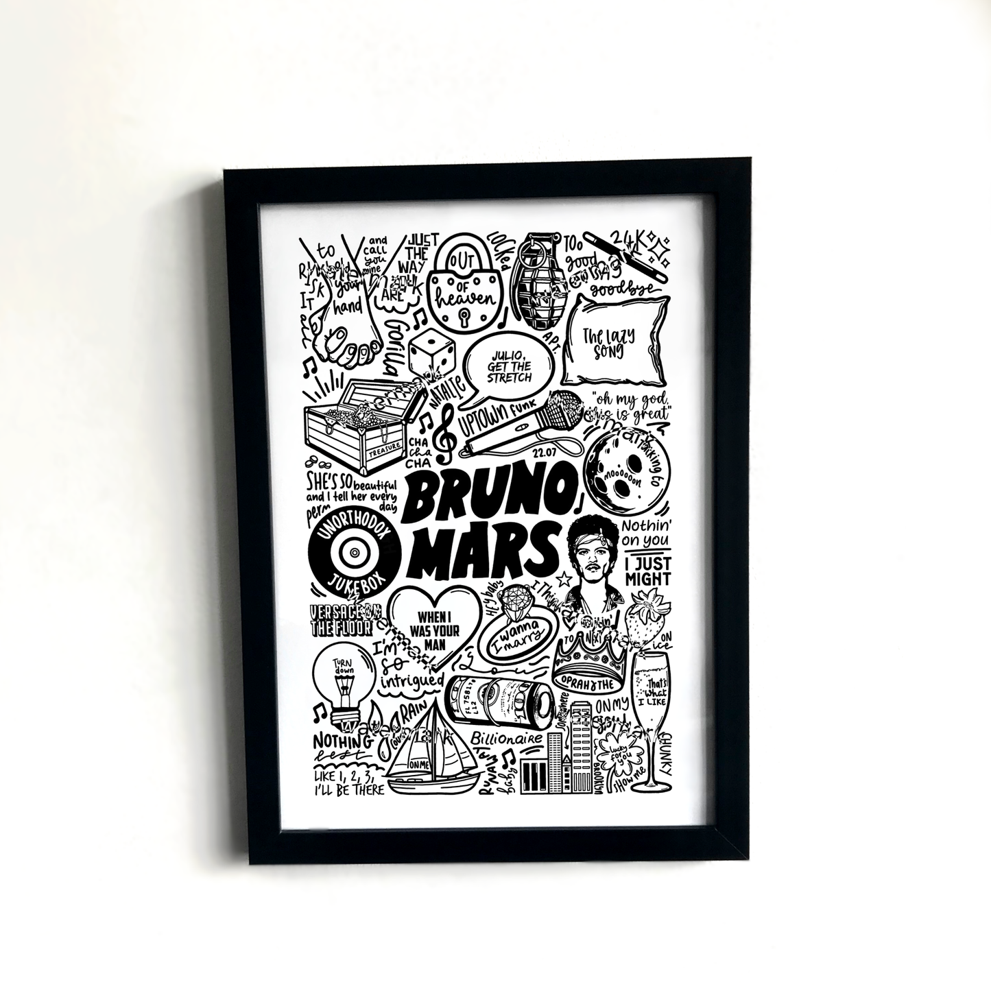 Bruno Mars Print