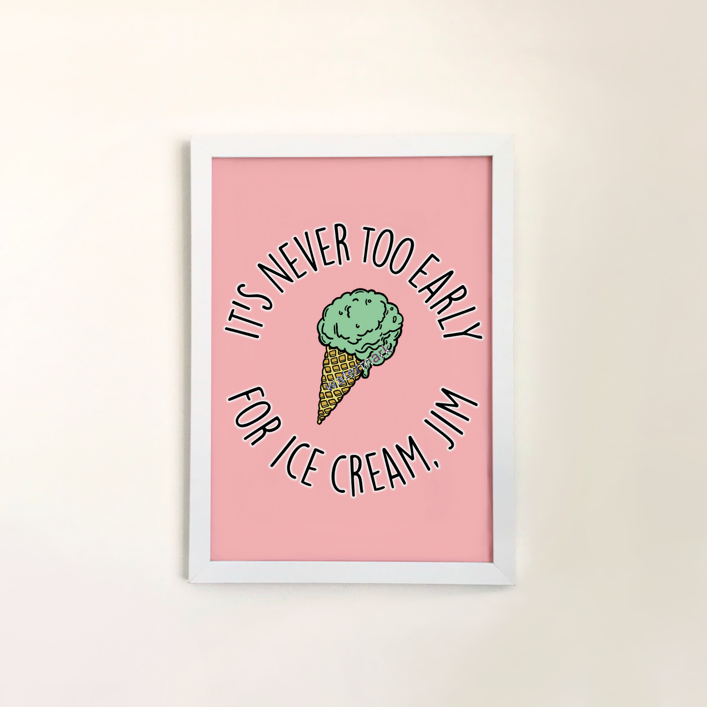 The Office US ice cream print