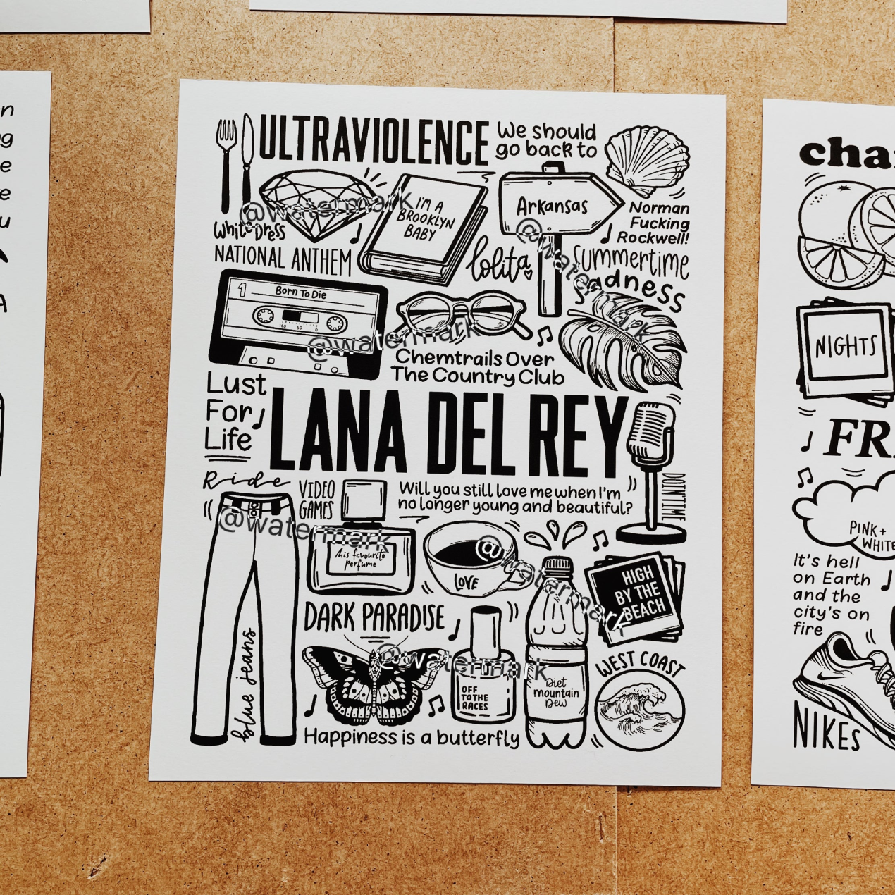 Lana Del Rey print