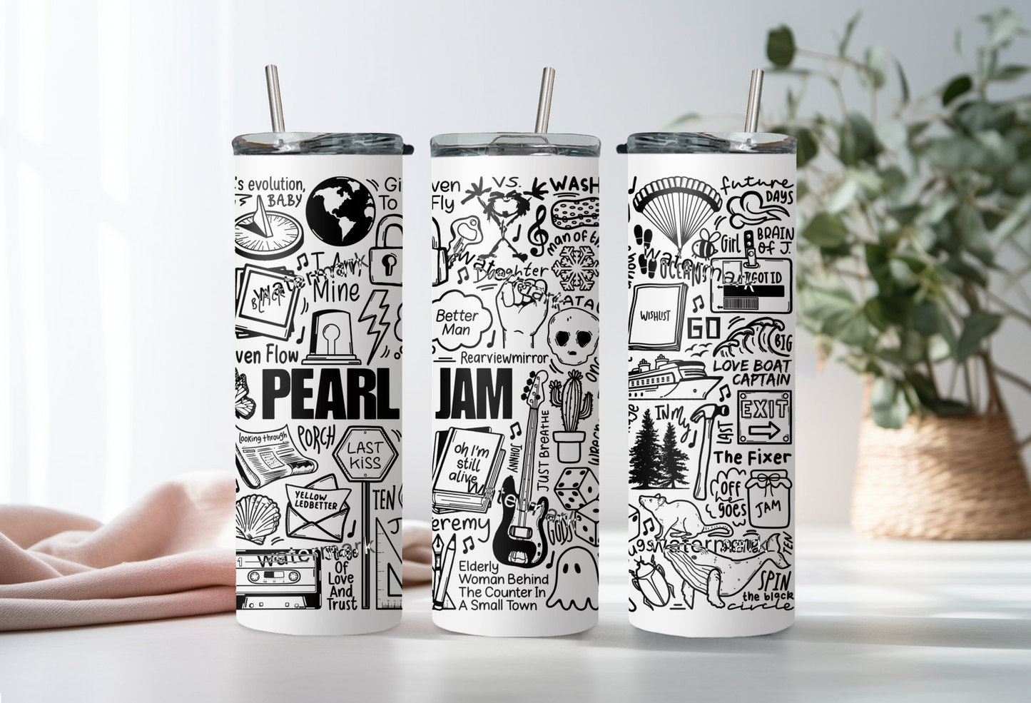 Pearl Jam tumbler