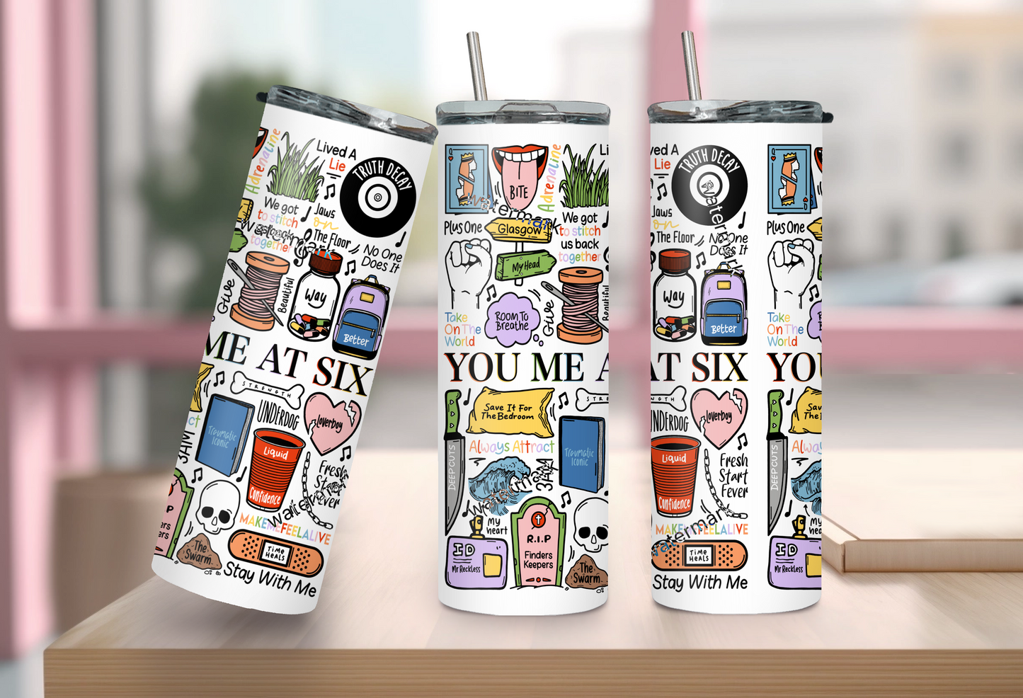 You Me At Six tumbler