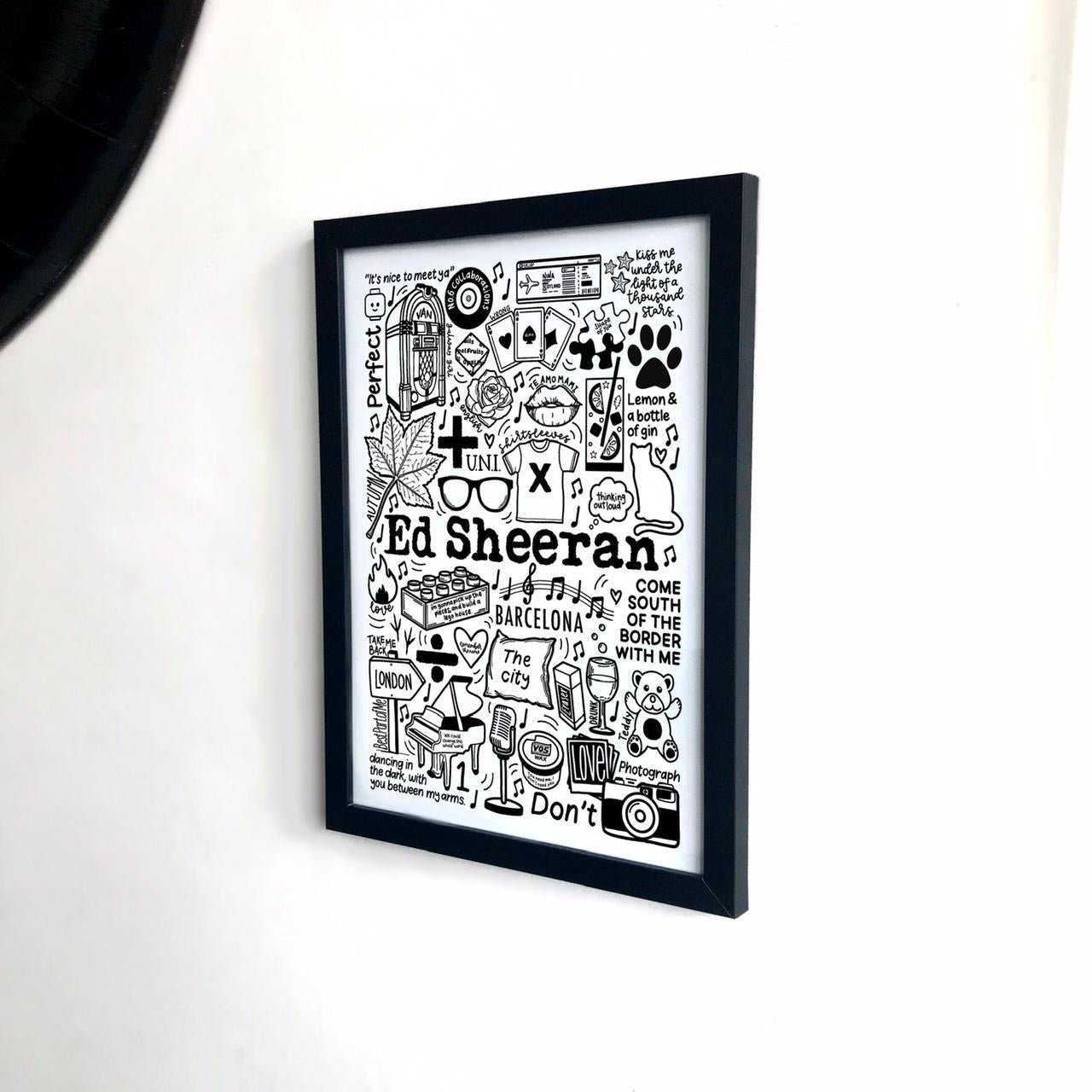 Impresión de Ed Sheeran