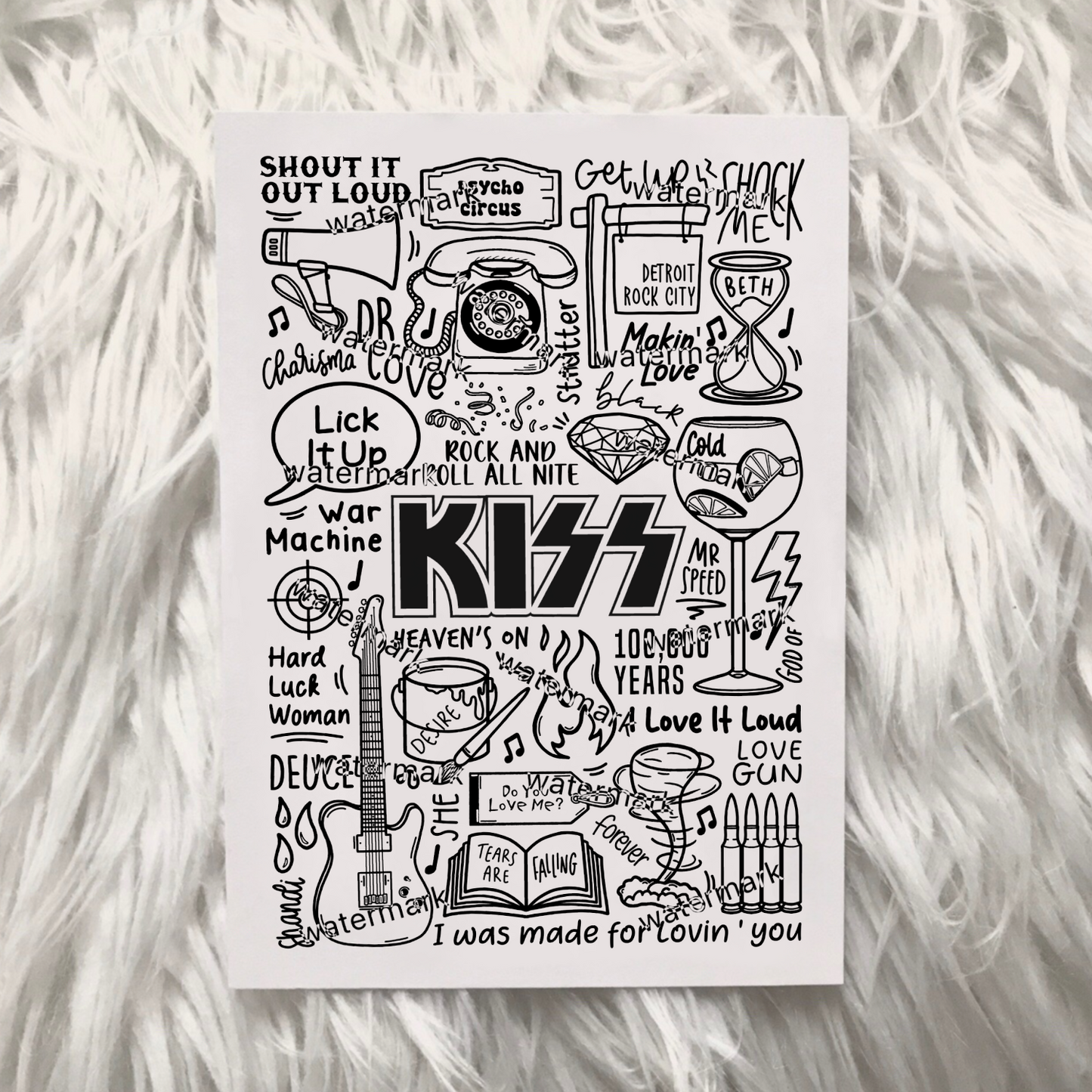 Kiss print