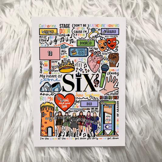 Six The Musical Print